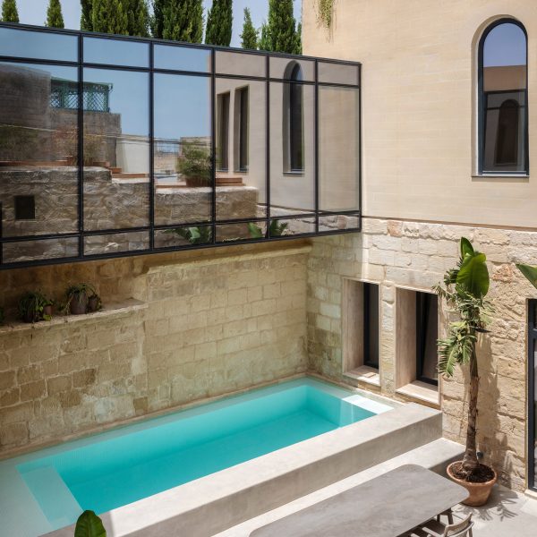 Exterior of The Mill House in Malta