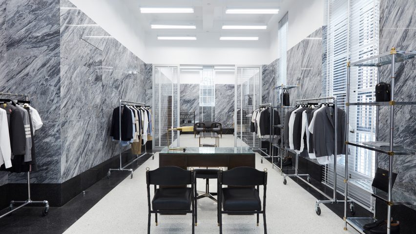ASA Studio Albanese references mid-century offices for Thom Browne store in San Francisco