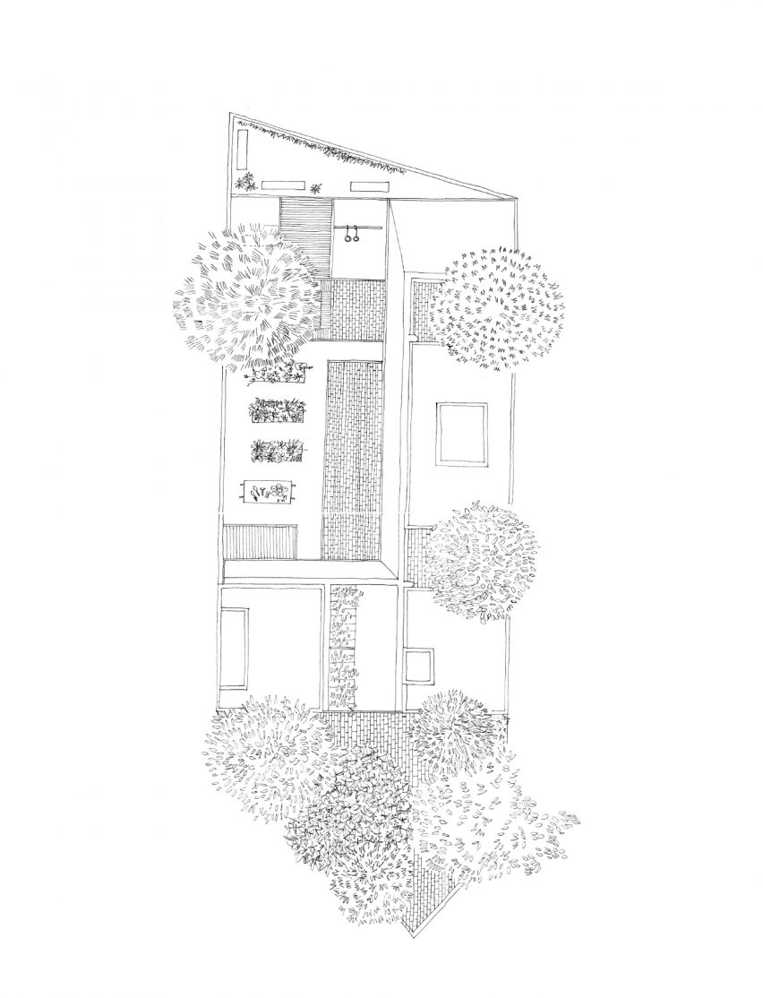 Top floor plan
