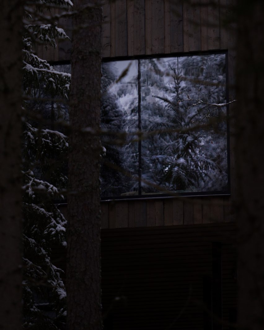 Exterior of Trakt Forest Hotel by Wingårdhs