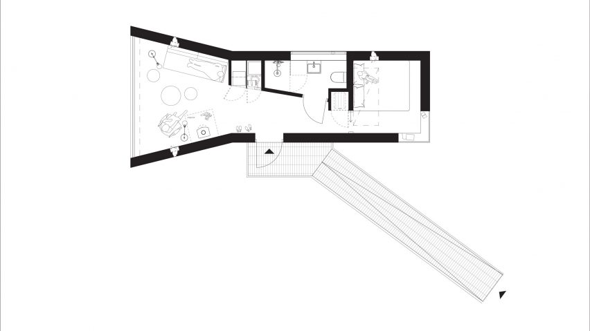 Floor plan of Trakt Forest Hotel