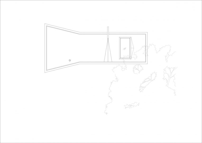 Roof plan of Trakt Forest Hotel