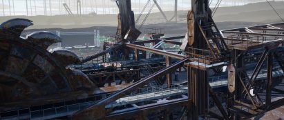 Visualisation of an industrial landscape