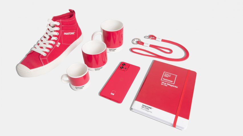 Accessories in Pantone's Viva Magenta pink