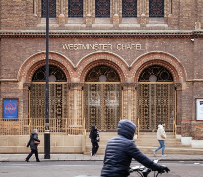 Chapel with golden gates