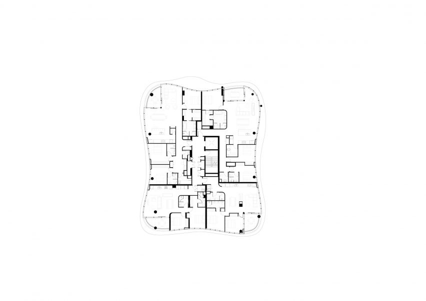 First floor plan of No. 6 Sydney Street