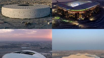 Four of eight stadiums for the 2022 FIFA World Cup Qatar