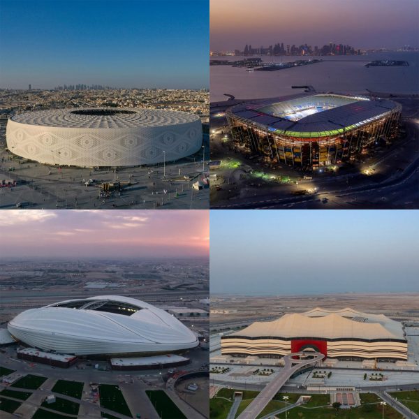 Four of eight stadiums for the 2022 FIFA World Cup Qatar