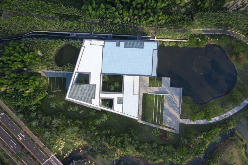 Exterior of Yada Theatre by Group of Architects in Yixing, China