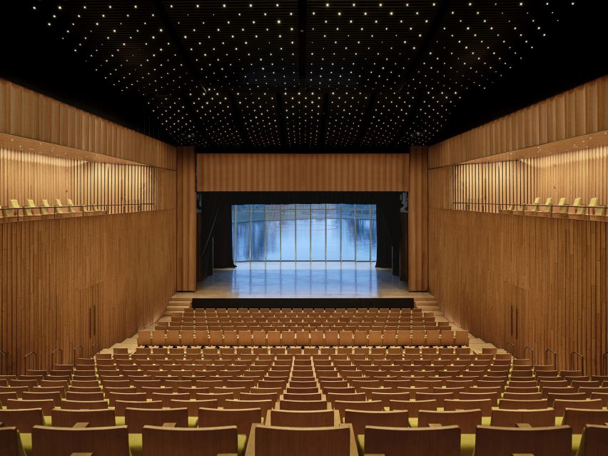 Interior of Yada Theatre by Group of Architects in Yixing, China