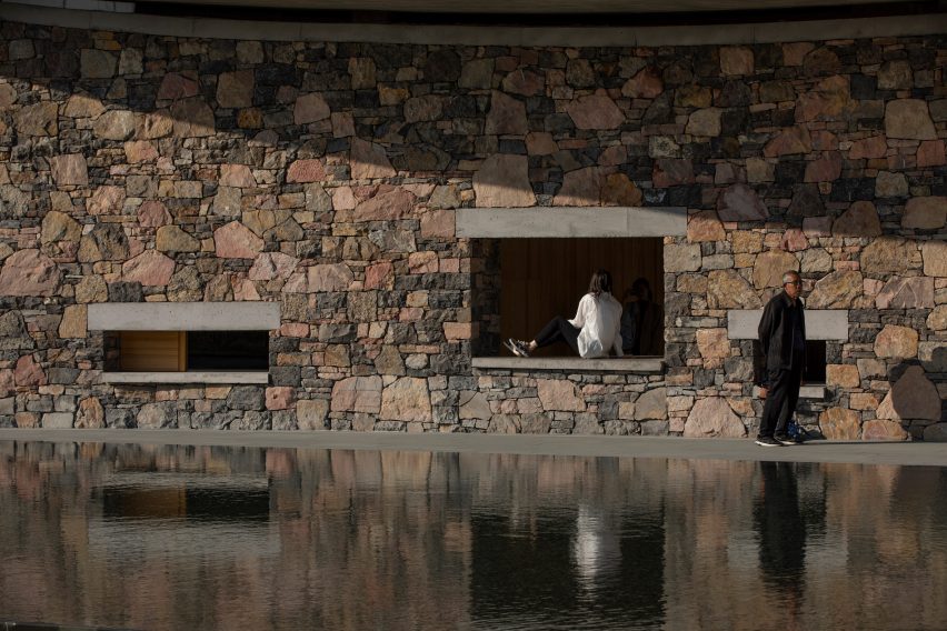 Exterior of Zibo OCT Art Centre by Studio Zhu-Pei