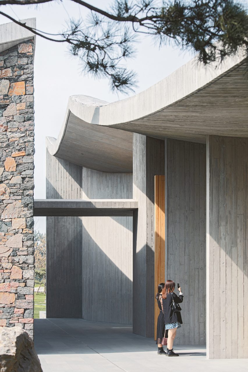 Exterior of Zibo OCT Art Centre by Studio Zhu-Pei