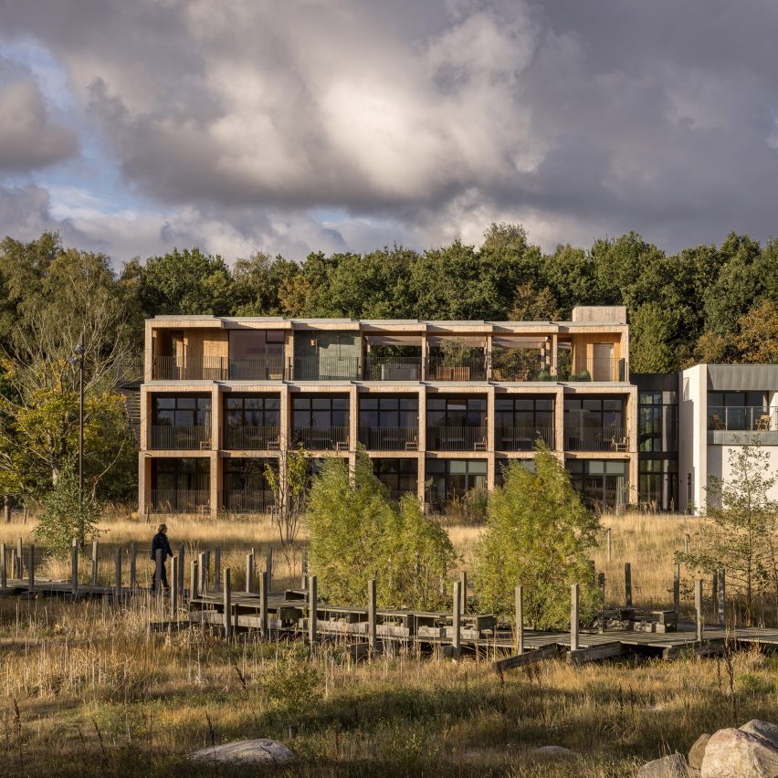Facade of Green Solution House 2.0 by 3XN