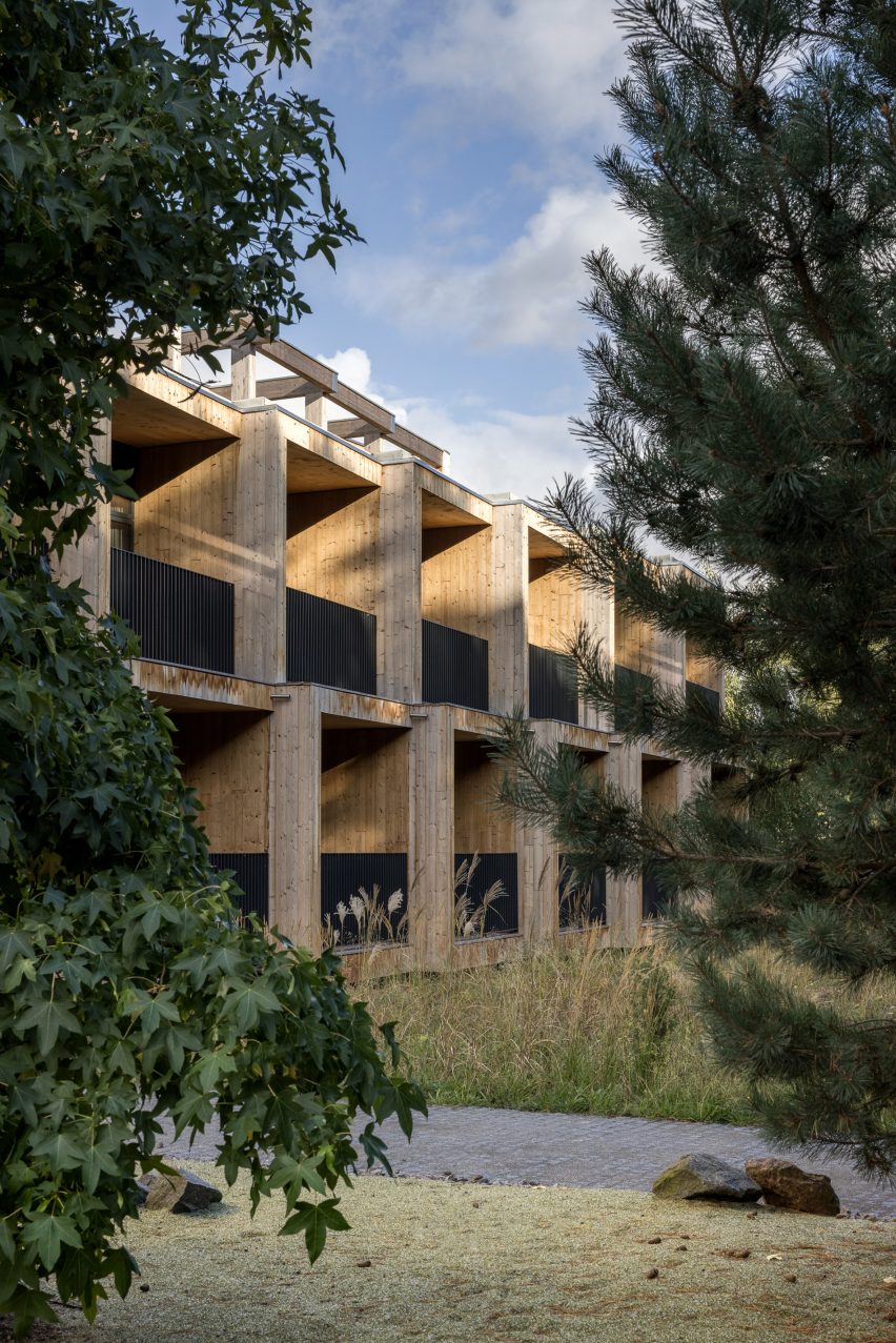 CLT structure of Green Solution House 2.0 by 3XN