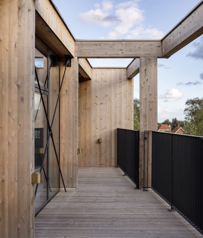 Balcony of Green Solution House 2.0 by 3XN