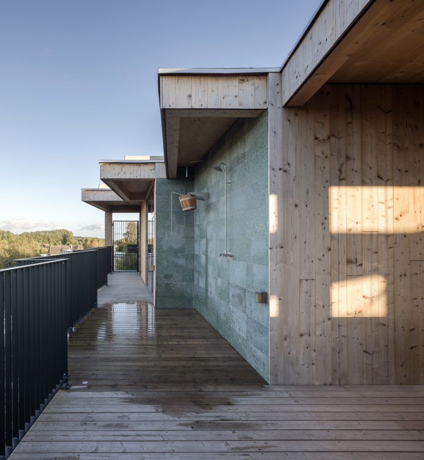 Top floor of Green Solution House 2.0 by 3XN