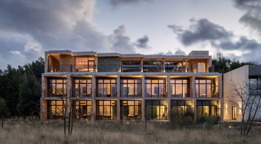 Modular facade of Green Solution House 2.0 by 3XN