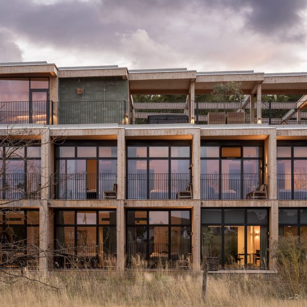 Modular facade of Green Solution House 2.0 by 3XN