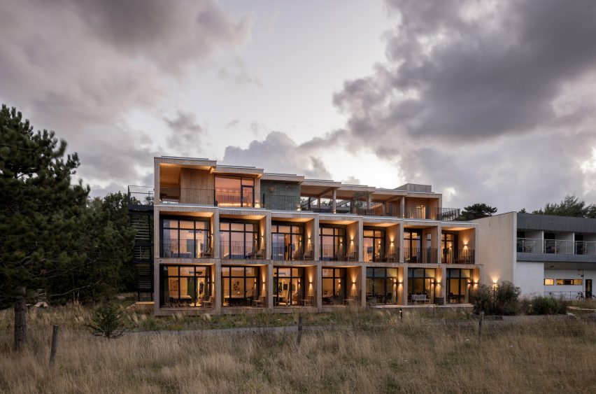 Modular facade of Green Solution House 2.0 by 3XN