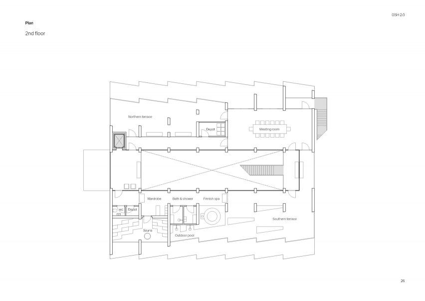 Second floor plan