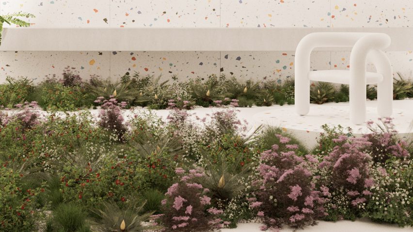 A white chair