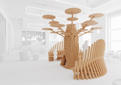 The Future's Present and Under a Coffee Tree render