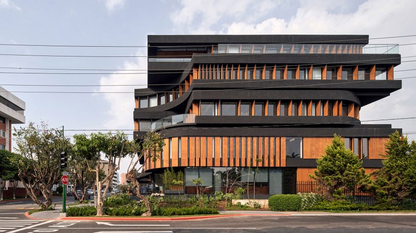 Paz Architectura creates a stacked structure meant to reflect “basic concepts of time”