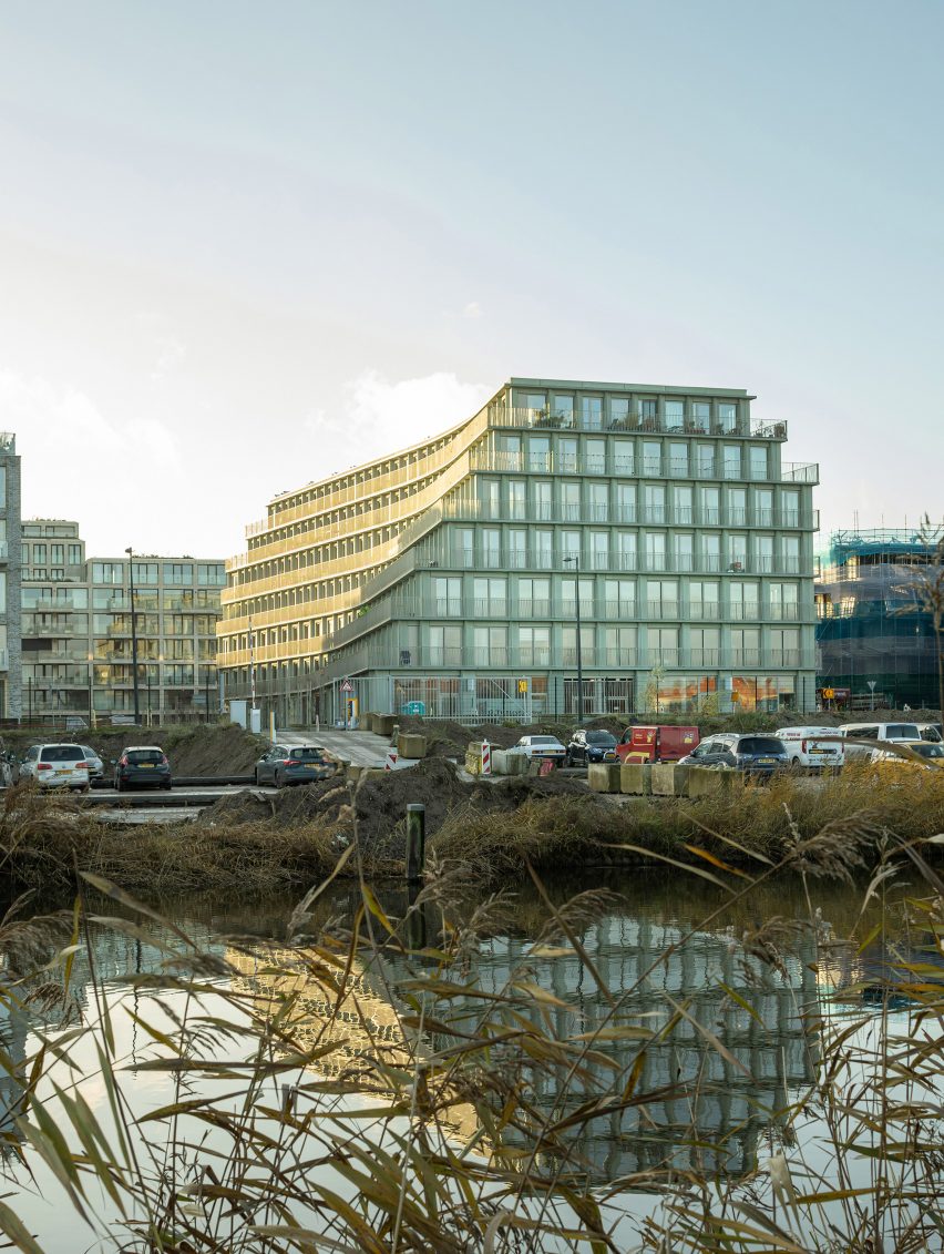 Exterior of Amsterdam Overhoeks by Studioninedots