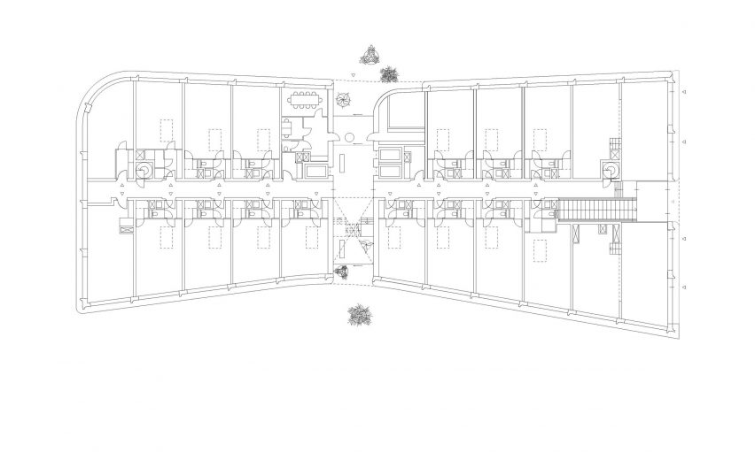Ground floor plan of Amsterdam Overhoeks by Studioninedots