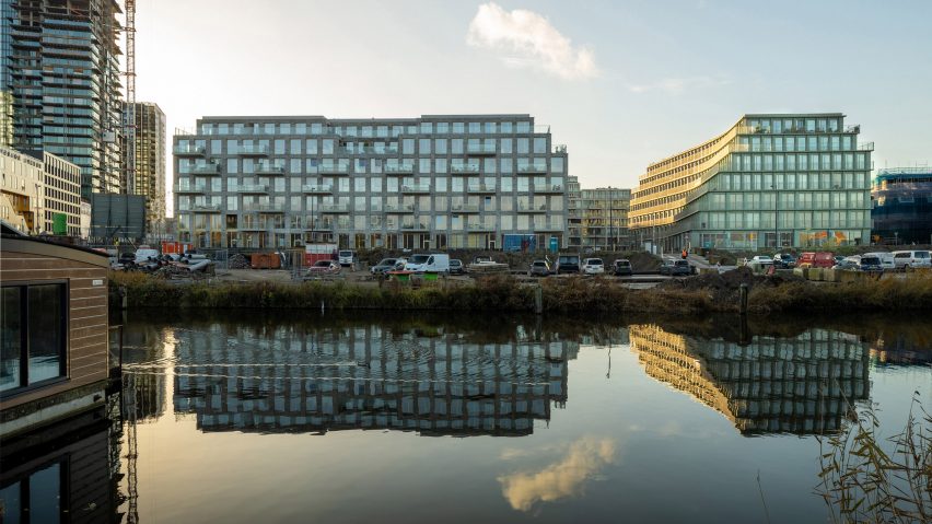 Exterior of Amsterdam Overhoeks by Studioninedots