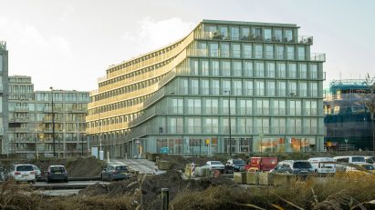 Exterior of Amsterdam Overhoeks by Studioninedots