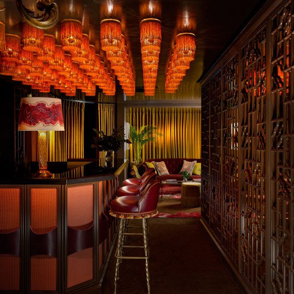 The Games Room at Mount Street restaurant in London, designed by Laplace