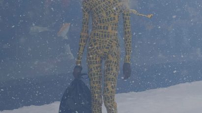 Image of a Balenciaga model