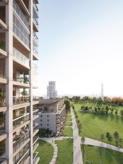 Shigeru Ban-designed housing in Antwerp