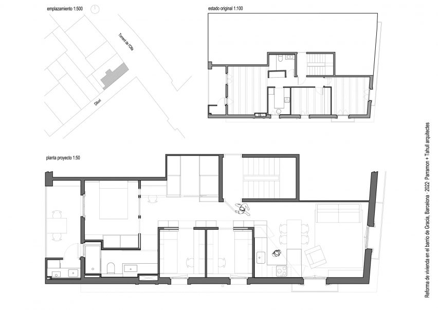 Barcelona apartment interior by Parramon + Tahull