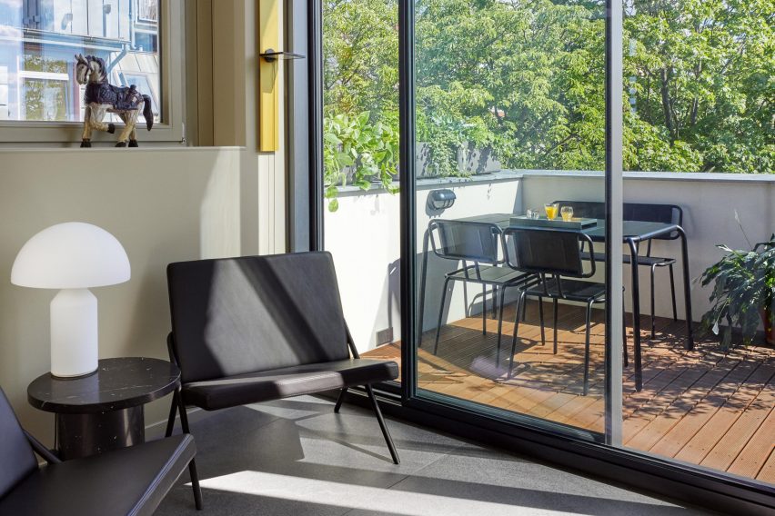 Interior of Berlin penthouse designed by Coordination and Flip Sellin