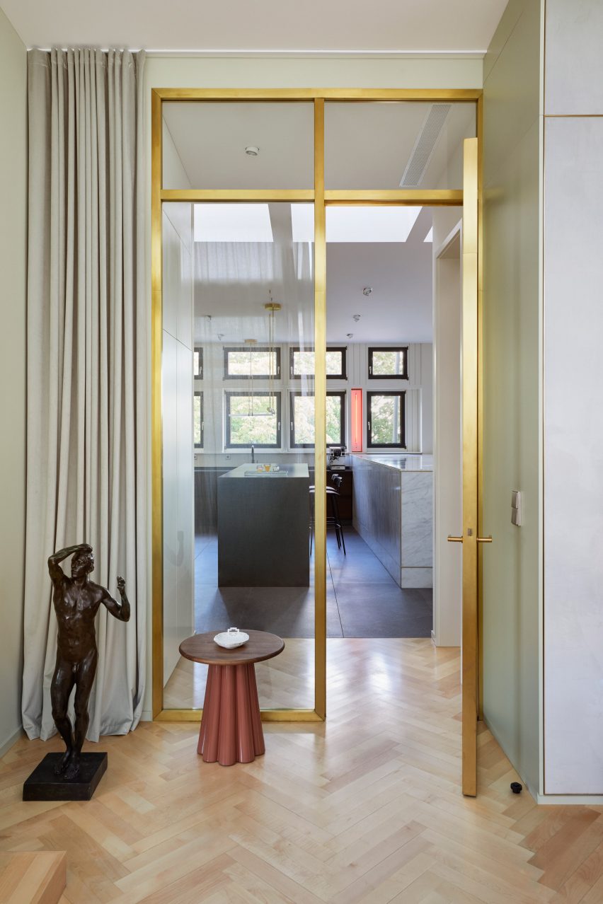 Interior of Berlin penthouse designed by Coordination and Flip Sellin