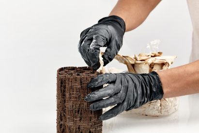 3D-printed wood object