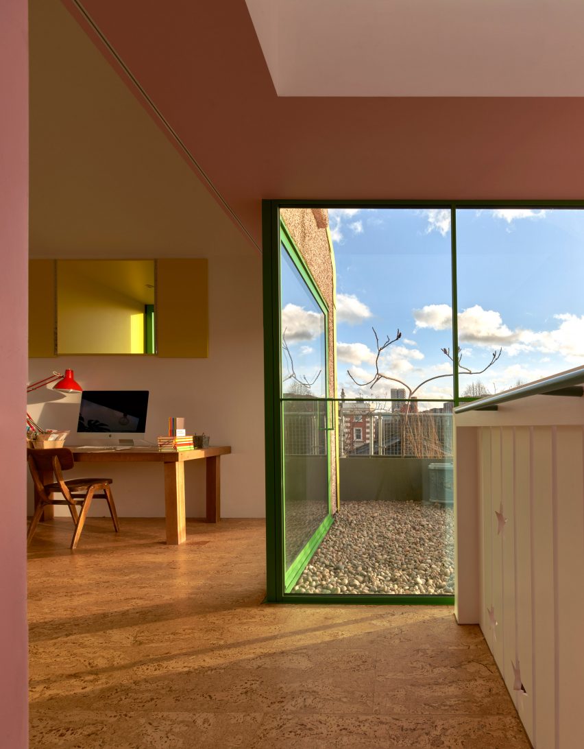 Rooftop studio in London
