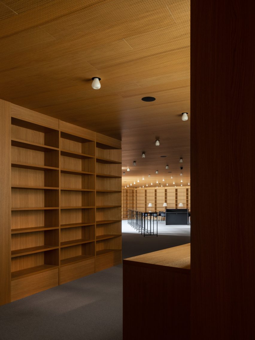 Carlana Mezzalira Pentimalli designs library in Italy blending "ancient and contemporary"