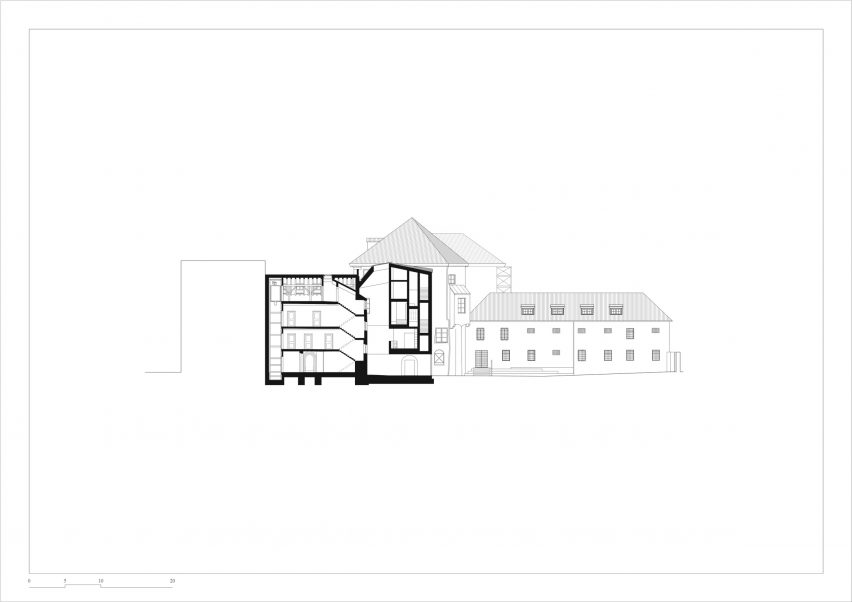 Section of Brixen Public Library