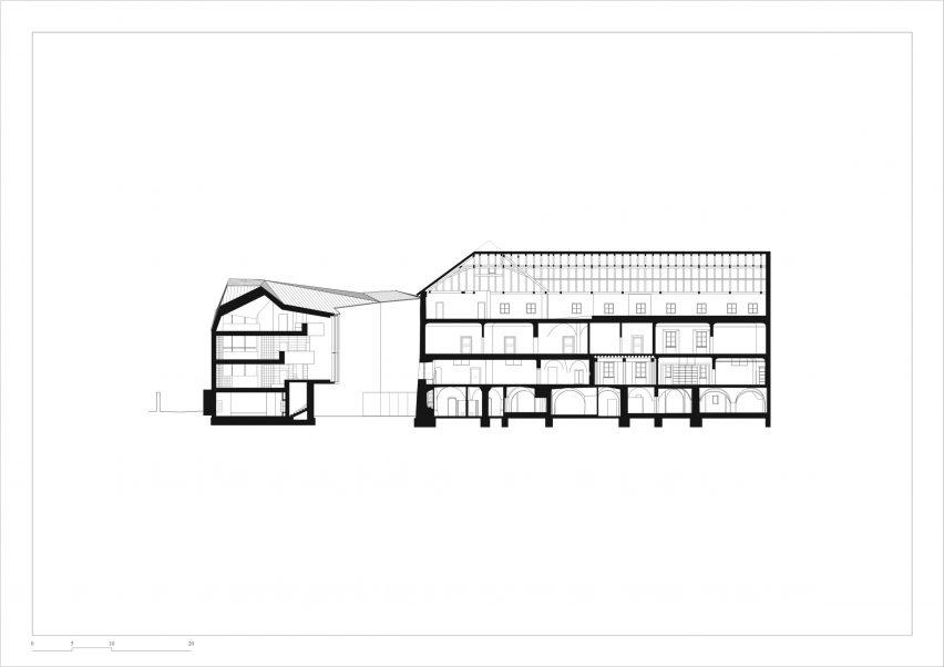 Section of Brixen Public Library