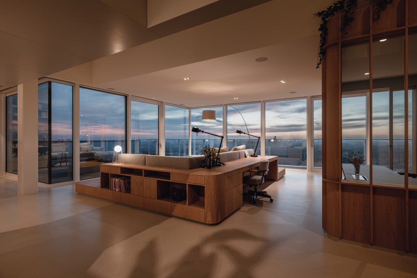Interior of the Panorama Penthouse by Burau Fraai