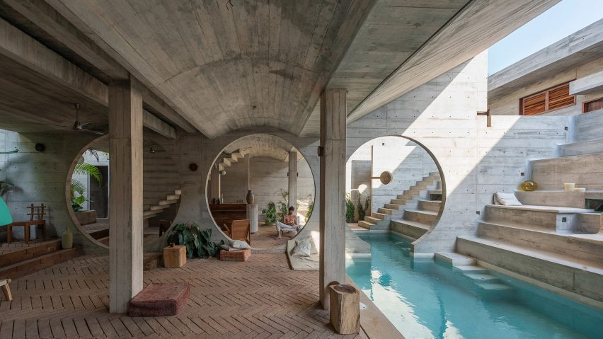 Ludwig Godefroy's Casa TO hotel presents a "reinterpretation of a Oaxacan temple