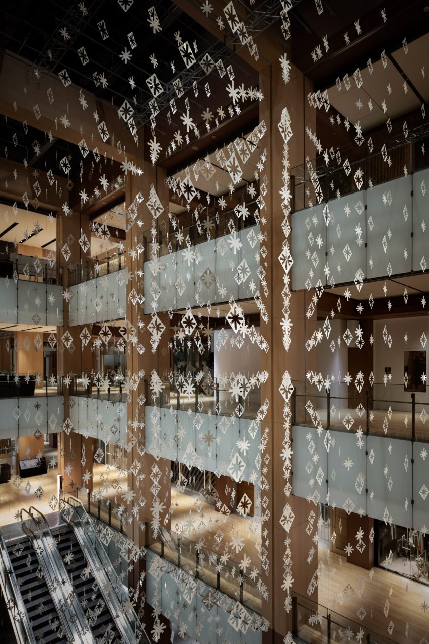 Christmas decorations by Nendo