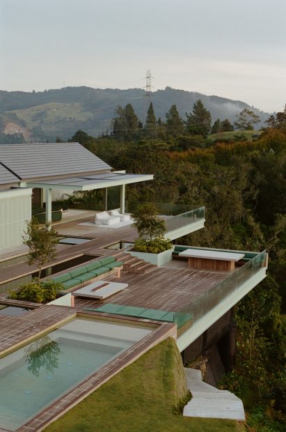 Deck on J Balvin's home in Colombia