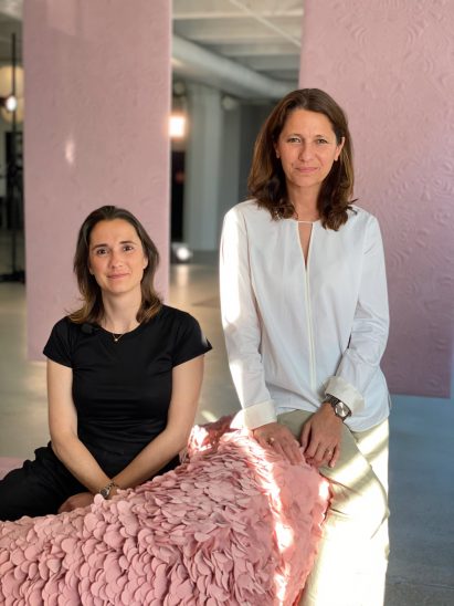 Odile Hainaut and Claire Pijoulat portraits 