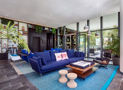 CitizenM lobby space