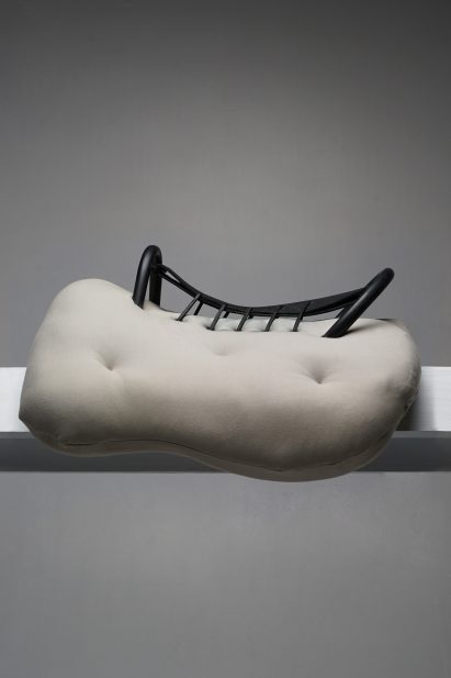 Pillowy saddle with a foam seat