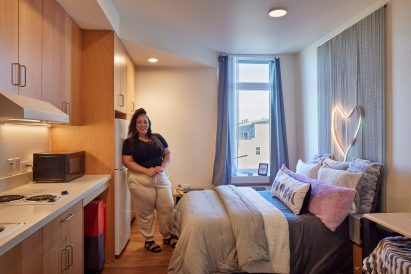David Baker Architects-designed living space in social housing